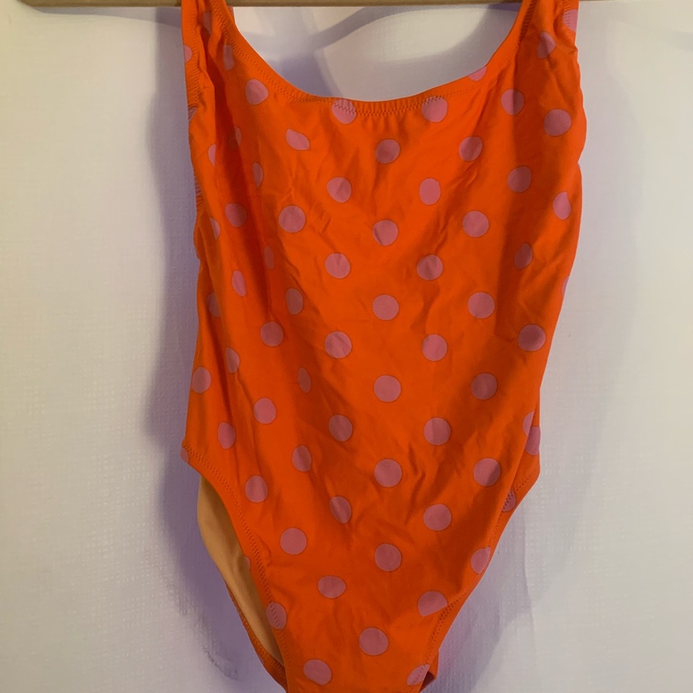 Low back, high cut one piece